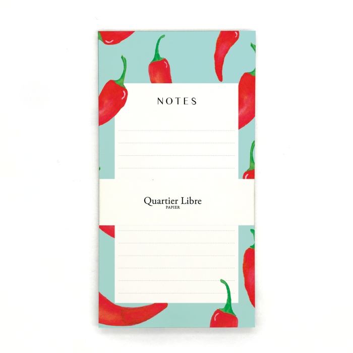 Bloc-notes Piments Quartier Libre