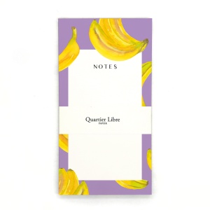 Bloc-notes Bananes Quartier Libre