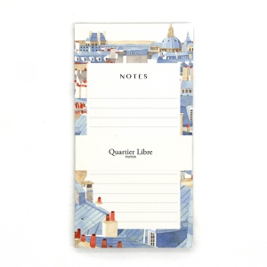 Bloc-notes Toits de Paris Quartier Libre