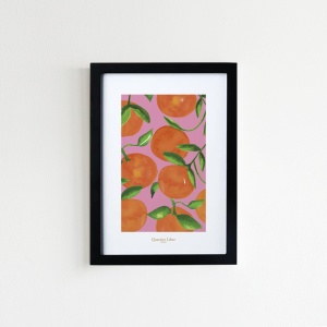 Affiche A5 Oranges Quartier Libre