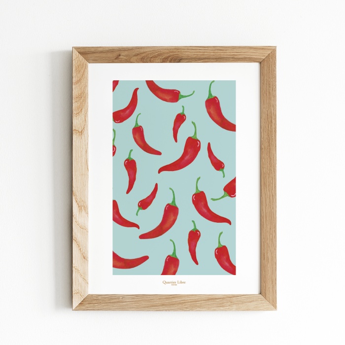 Affiche A4 Piments Quartier Libre