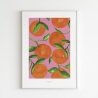 Affiche 30x40 Oranges Quartier Libre