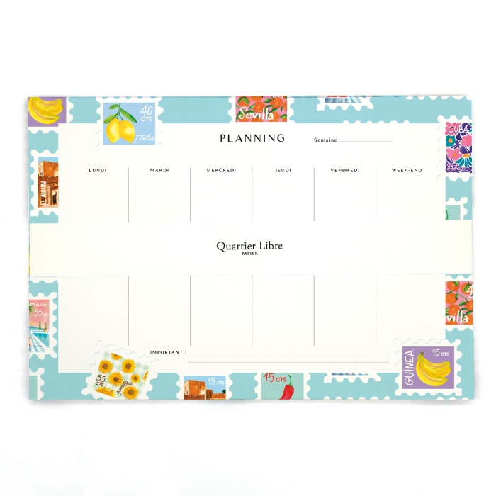 Planning Write more Letters Quartier Libre