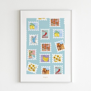 Affiche 30x40 Write more Letters Quartier Libre