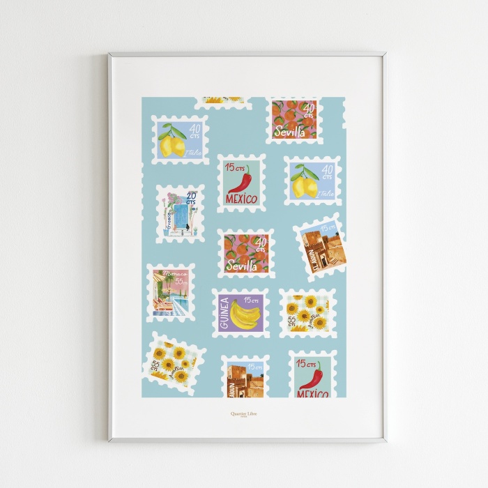 Affiche 30x40 Write more Letters Quartier Libre