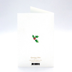 Carte de Voeux Noël au numéro 3 Quartier Libre