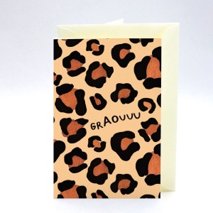 Carte Léopard Graouuu Quartier Libre