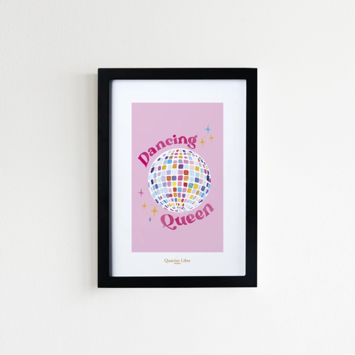 Affiche A5 Dancing Queen Quartier Libre