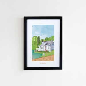 Affiche A5 Maison du Lac Quartier Libre