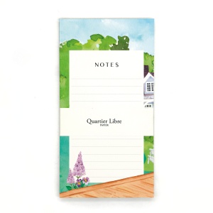 Bloc-notes Maison du Lac Quartier Libre