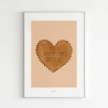 Affiche 30x40 Coeur de Beurre Quartier Libre