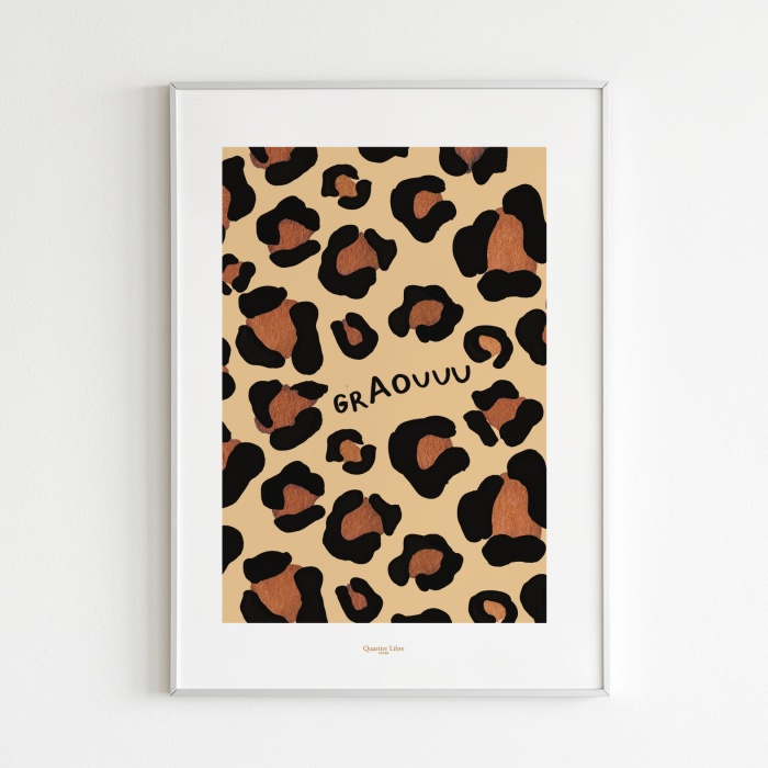 Affiche 30x40 Graou Quartier Libre