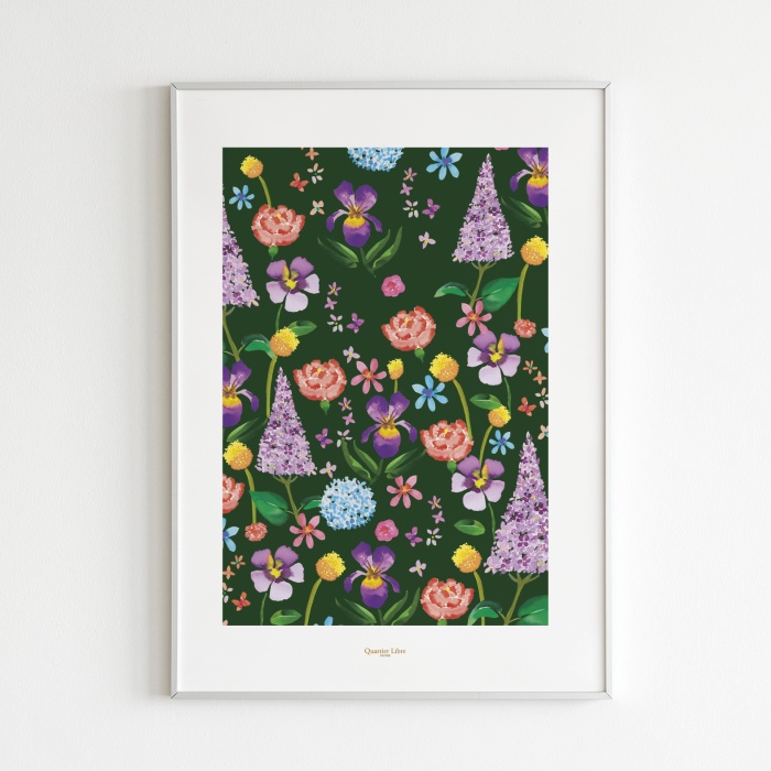 Affiche 30x40 Botanique Quartier Libre