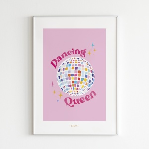 Affiche 30x40 Dancing Queen Quartier Libre