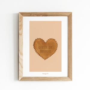 Affiche A4 Coeur de Beurre Quartier Libre