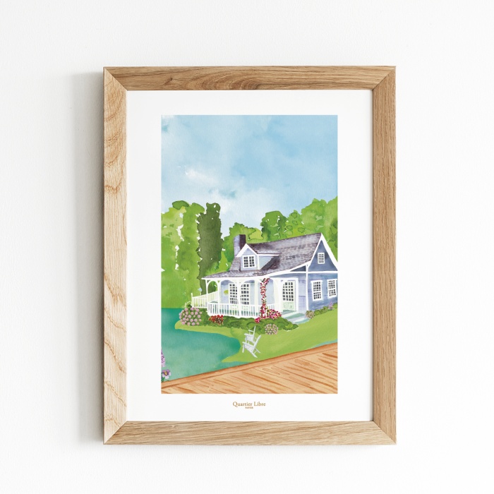 Affiche A4 Maison du Lac Quartier Libre