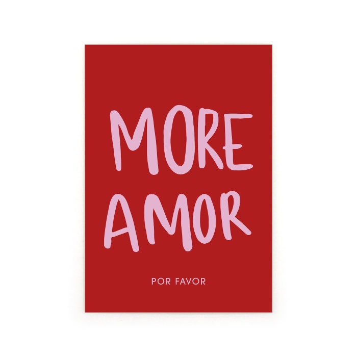 Carte postale More Amor Quartier Libre