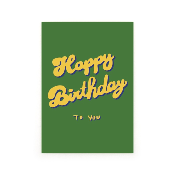 Carte postale Happy Birthday Quartier Libre