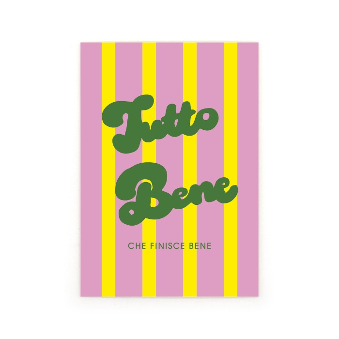 Carte postale Tutto Bene Quartier Libre