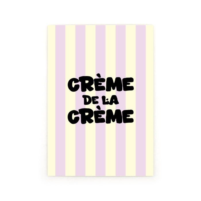 Carte postale Crème de la Crème Quartier Libre