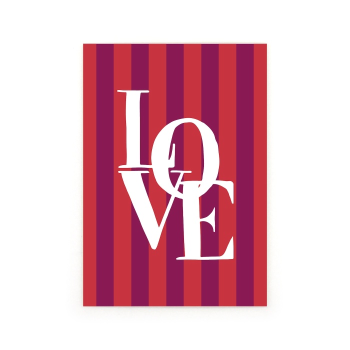 Carte postale Love Quartier Libre