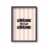Affiche A4 Crème de la Crème Quartier Libre