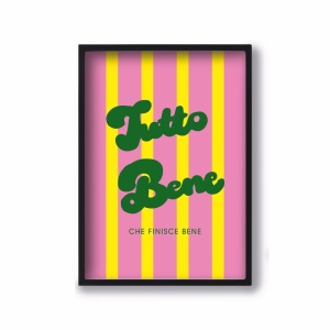 Affiche A4 Tutto Bene Quartier Libre