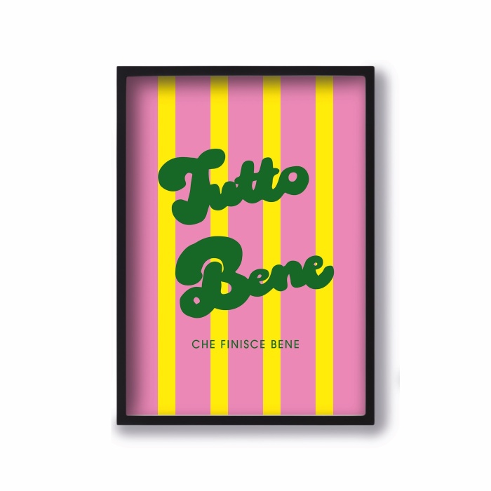 Affiche A4 Tutto Bene Quartier Libre