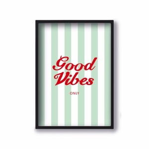 Affiche A4 Good Vibes Quartier Libre