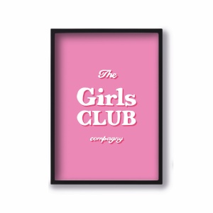 Affiche A4 Girls Club Quartier Libre