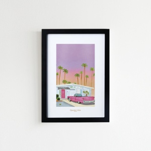 Affiche A5 Palm Springs Quartier Libre