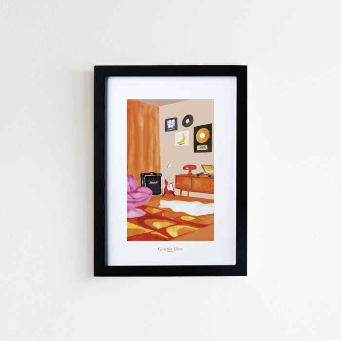 Affiche A5 1967 Quartier Libre