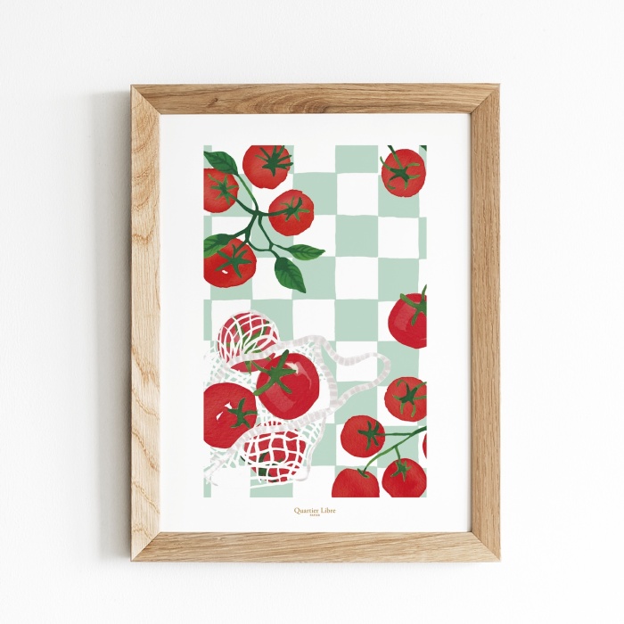 Affiche A4 Tomates Quartier Libre