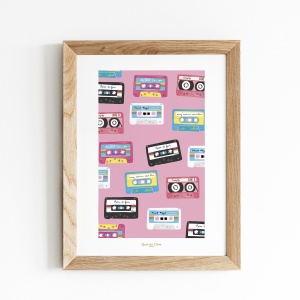 Affiche A4 Mix Tape Quartier Libre