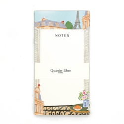 Bloc-notes P'tit Déj à Paris Quartier Libre