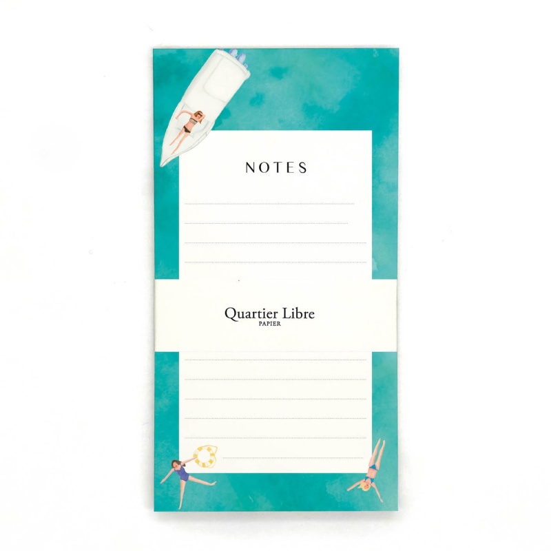 Bloc-notes Baignade Quartier Libre