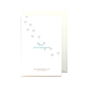 Carte d'anniversaire Cache ta Joie Quartier Libre