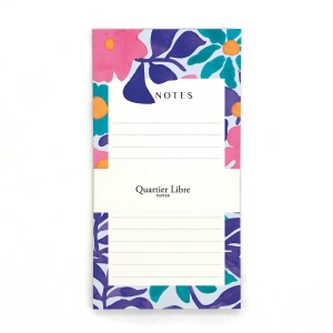 Bloc-notes Flowers Quartier Libre
