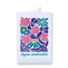 Carte d'anniversaire Flowers Quartier Libre