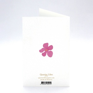 Carte d'anniversaire Flowers Quartier Libre